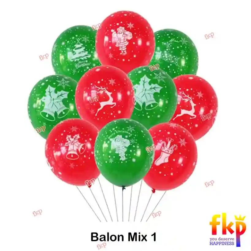 10 pcs Balon Mix 1